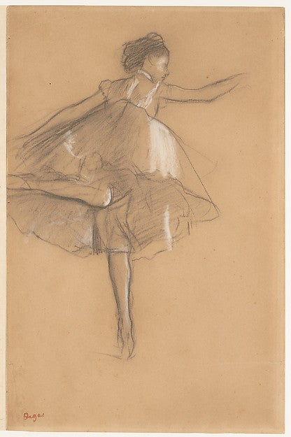 Dancer on pointe c1878,16x12"(A3) Poster