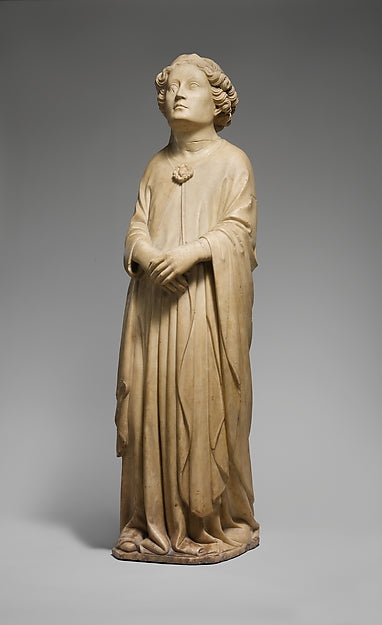 Piero di Giovanni Tedesco:Adoring Angel c1395–96-16x12