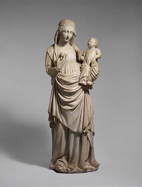 :Standing Virgin and Child c1425-16x12