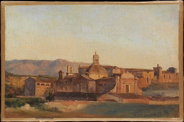 Léon Fleury:Convent at Subiaco 1827–29-16x12"(A3) Poster