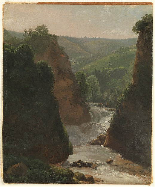 Simon Denis:Aniene River at Tivoli c1786–89-16x12"(A3) Poster