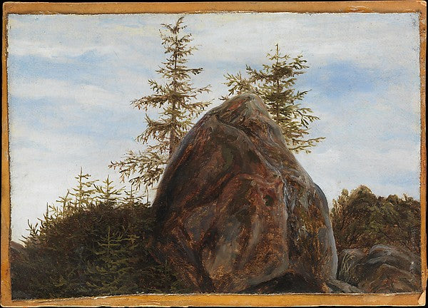 Thomas Fearnley:Monolith and Trees c1829–30-16x12"(A3) Poster