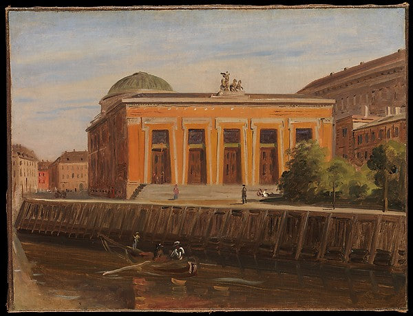 Constantin Hansen:Thorvaldsens Museum Copenhagen 1858-16x12"(A3) Poster