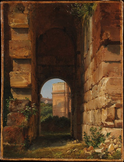 Lancelot Théodore Turpin de Crissé:The Arch of Constantine S-16x12"(A3) Poster
