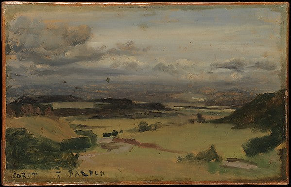 Camille Corot:Landscape at Civita Castellana 1826 or 1827-16x12"(A3) Poster
