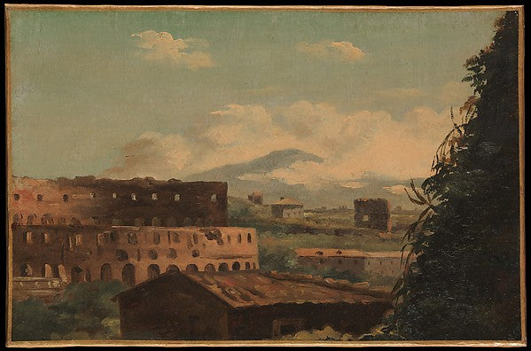 Pierre Henri de Valenciennes:View of the Colosseum Rome -16x12"(A3) Poster