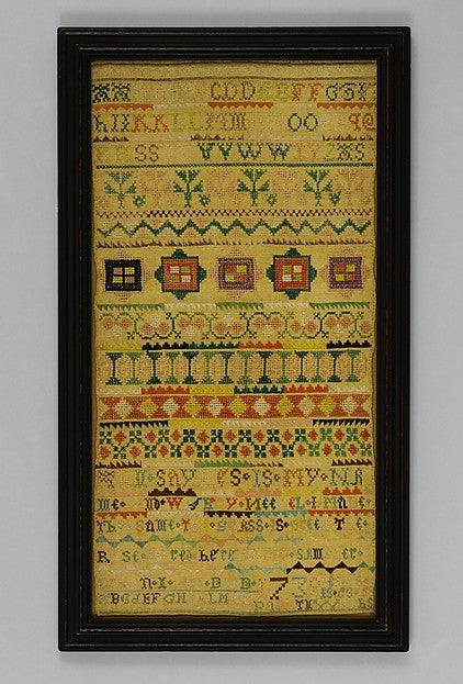 Band sampler 1739 Ann Sayres,  Poster Print