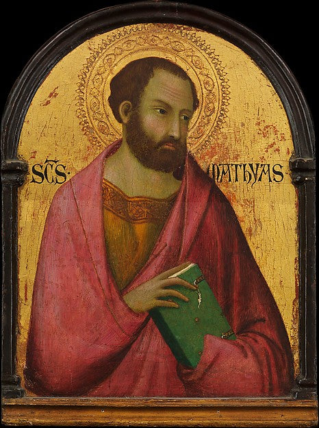 Workshop of Simone Martini:Saint Matthias c1317–19-16x12"(A3) Poster