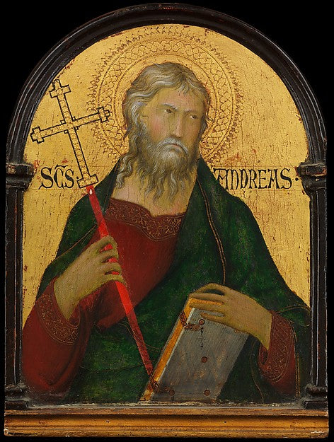 Workshop of Simone Martini:Saint Andrew c1317–19-16x12"(A3) Poster