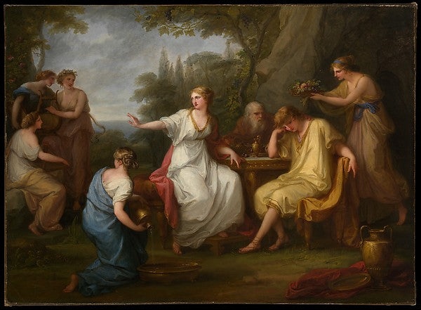 Angelica Kauffmann:The Sorrow of Telemachus 1783-16x12"(A3) Poster
