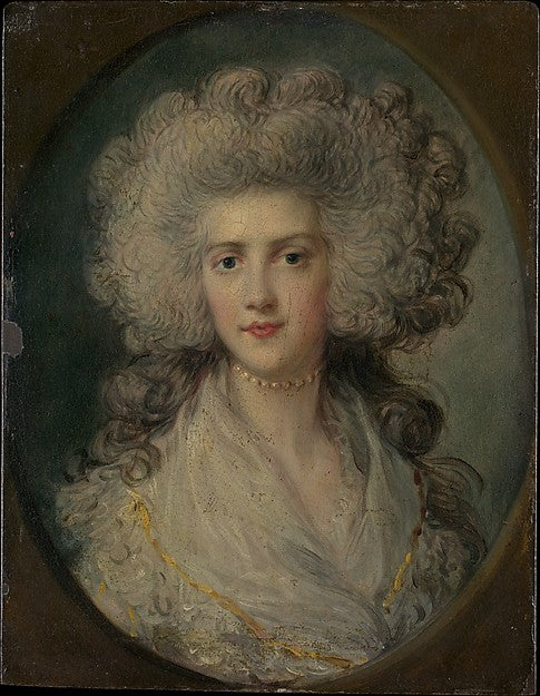 Attributed to Richard Gainsborough Dupont:Mrs. John Puget -16x12"(A3) Poster
