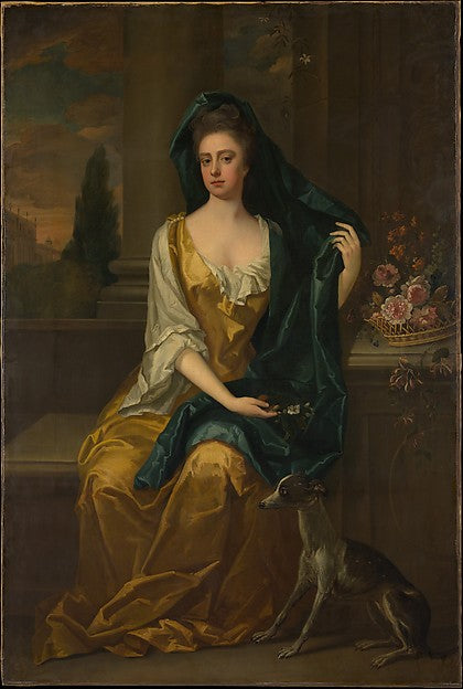 Michael Dahl:Portrait of a Woman -16x12"(A3) Poster