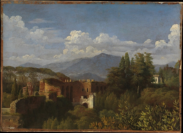 François Édouard Picot:View of Porta Pinciana from the Garde-16x12"(A3) Poster
