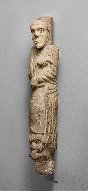 :Column Statue of Saint Hilary of Galeata c1170–1200-16x12"(A3) Poster
