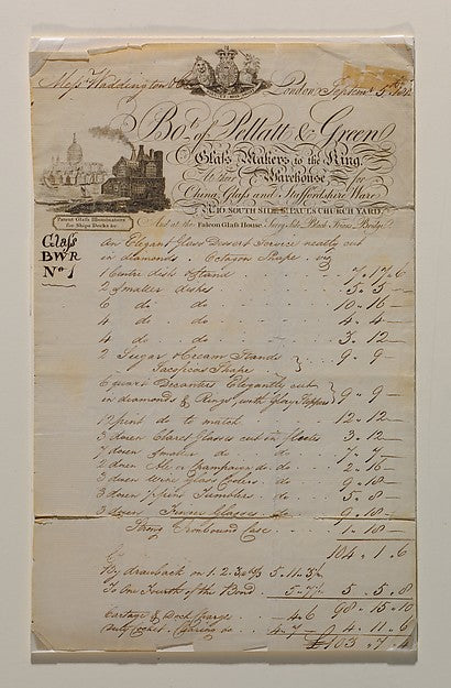 Original Bill of Sale  Pellatt and Green 1818 Pellatt & Green,  Poster Print