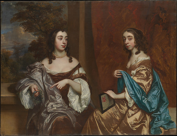 Sir Peter Lely:Mary Capel  Later Duchess of Beaufort and Her-16x12"(A3) Poster