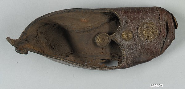 :Leather Shoe with Gilded Medallions 2nd–9th century-16x12"(A3) Poster