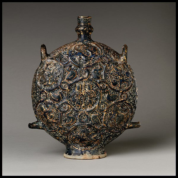 :Flask with Zodiac Medallions first half 14th century, with -16x12"(A3) Poster