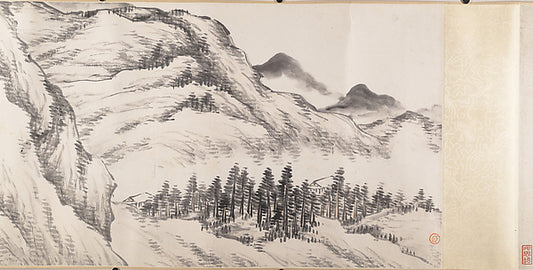 ,Landscape dated 1898-Song Nian, 16x12"(A3) Poster