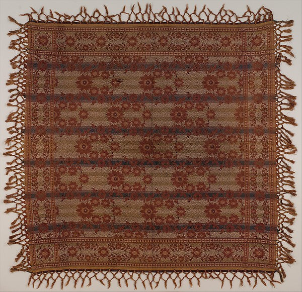 Table cover with fringe c1885,  Poster Print