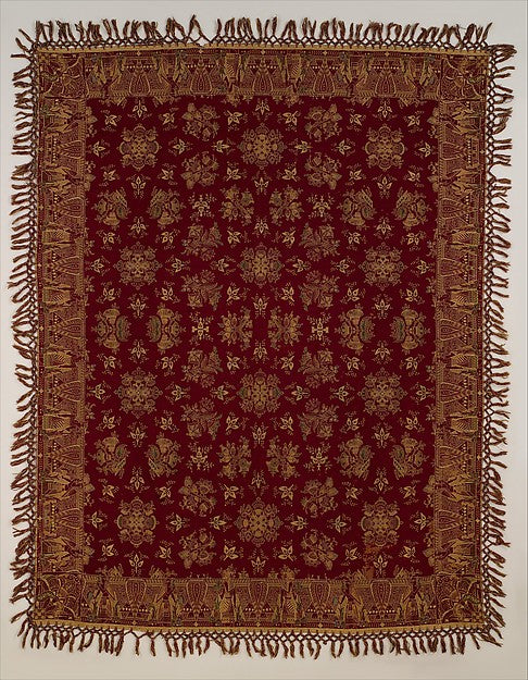Egyptian Revival Table Cover c1880,  Poster Print