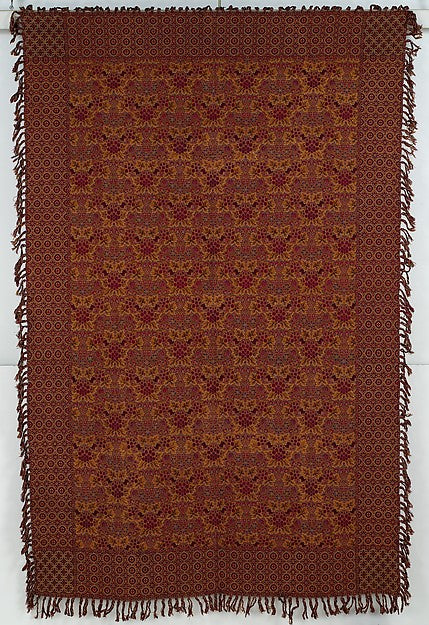 Table cover with fringe c1890,  Poster Print