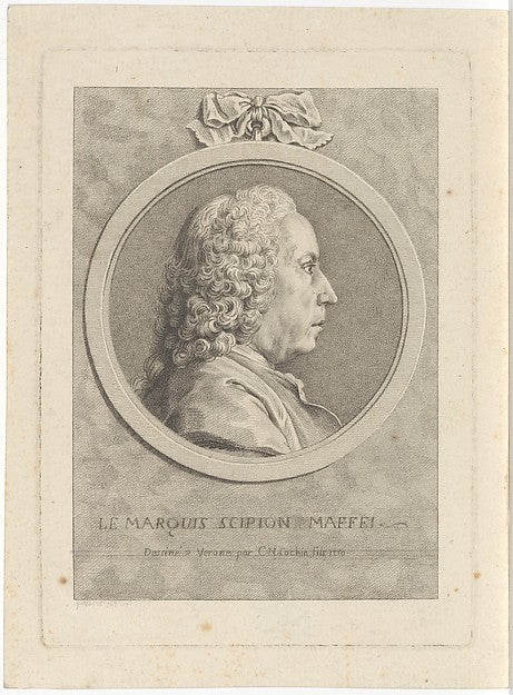 Le Marque Scipion Maffei 1750-Pariset, After Charles Nicolas C,  Poster Print Wall Art