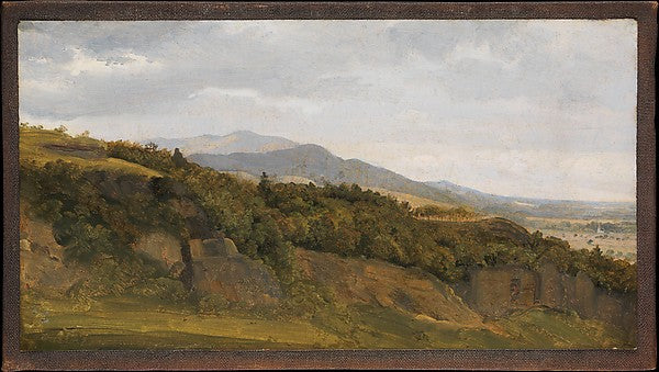 Fritz Petzholdt:German Landscape with View towards a Broad V-16x12"(A3) Poster