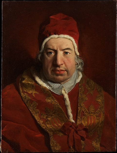 Pierre Hubert Subleyras:Pope Benedict XIV 1746-16x12"(A3) Poster