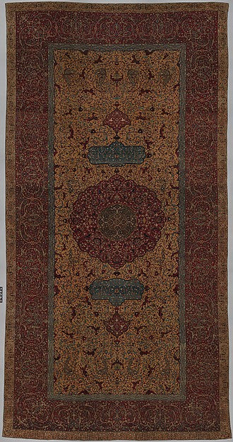 :The Anhalt Medallion Carpet probably first half 16th centur-16x12"(A3) Poster