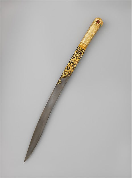 Short Sword  from the Court of Süleyman the Magnificent  c1525,  Poster Print Wall Art