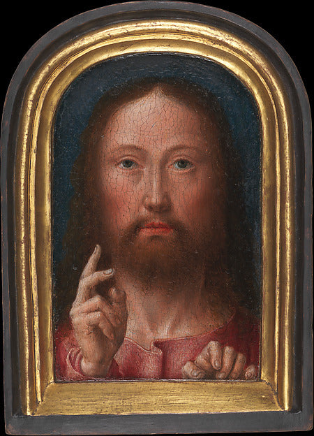 Gerard David:Christ Blessing c1500–1505-16x12"(A3) Poster