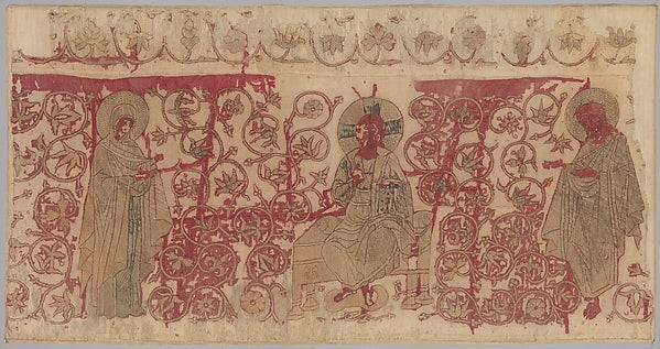 :Altar Frontal with Deesis 15th century-16x12"(A3) Poster