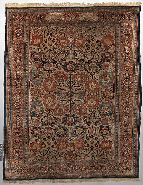 :Carpet dated A.H. 1280/ A.D. 1863-16x12"(A3) Poster