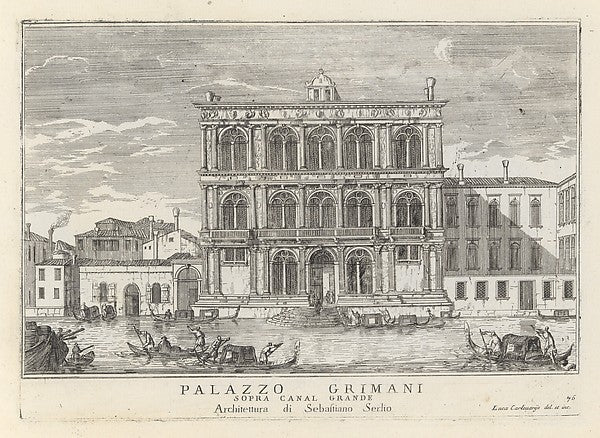 Le Fabriche  e vedute di Venetia 1703-Luca Carlevaris,  Poster Print Wall Art