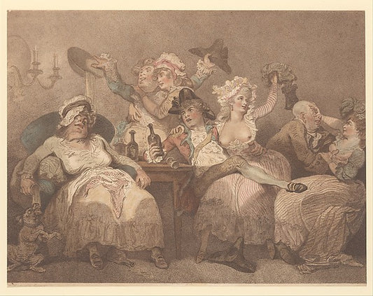 A Sketch from Nature January 24, 1784-William Paulet Carey, Af,16x12"(A3)Poster