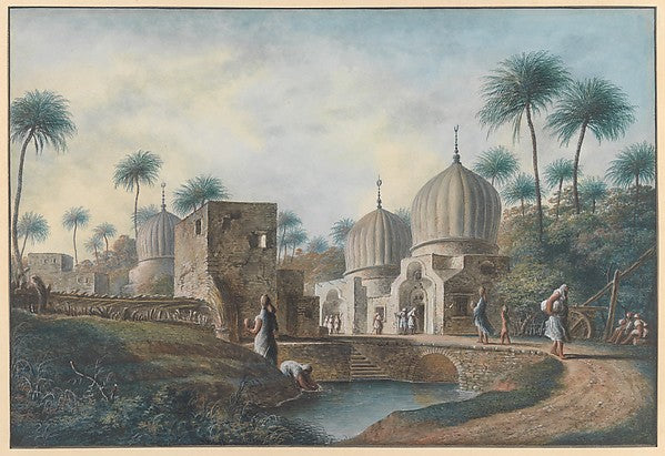 Tombs of Great Arab Saints to be seen in the Neighborhood of R,  Poster Print Wall Art