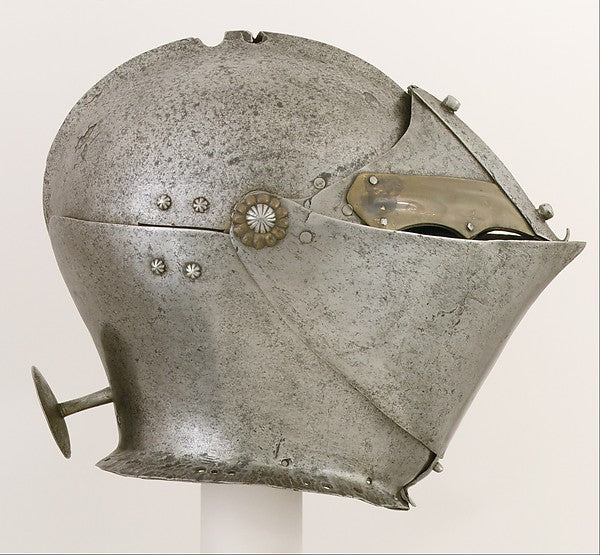 Armet c1490, with later additions,  Poster Print Wall Art