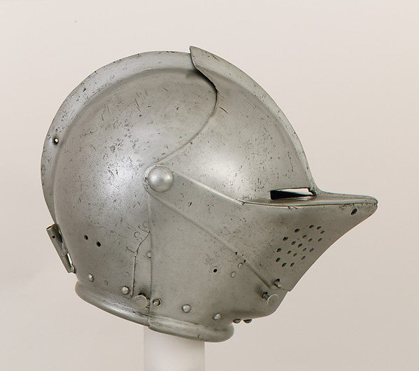 Close-Helmet for the Tournament on Foot c1640–50,  Poster Print Wall Art