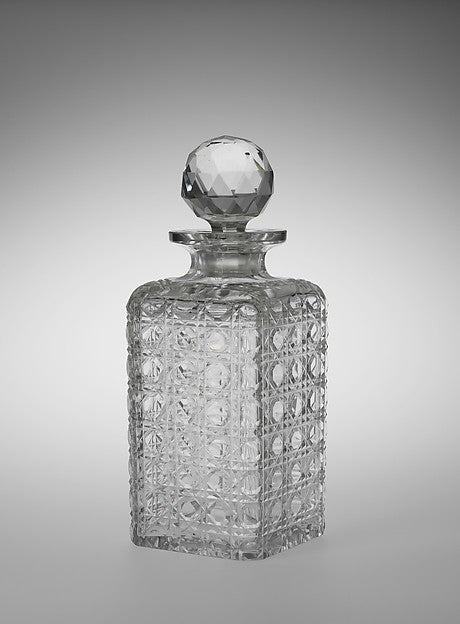 Decanter with stopper 1890–1900 Possibly Baccarat,  Poster Print