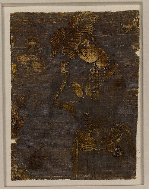 :A Young Man Attending to a Falcon early 17th century-16x12"(A3) Poster