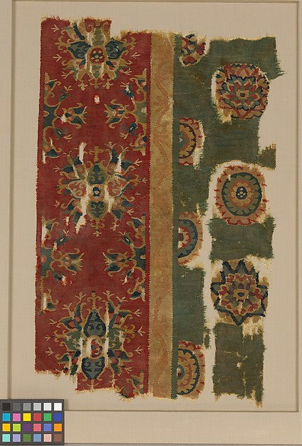 :Woven Tapestry Fragment mid-8th century-16x12