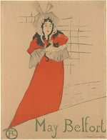 May Belfort 1895-Henri de Toulouse-Lautrec,16x12"(A3) Poster