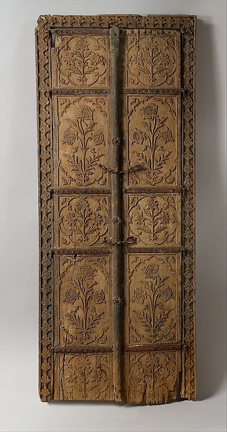:Pair of Flower Style Doors second half 17th century-16x12"(A3) Poster