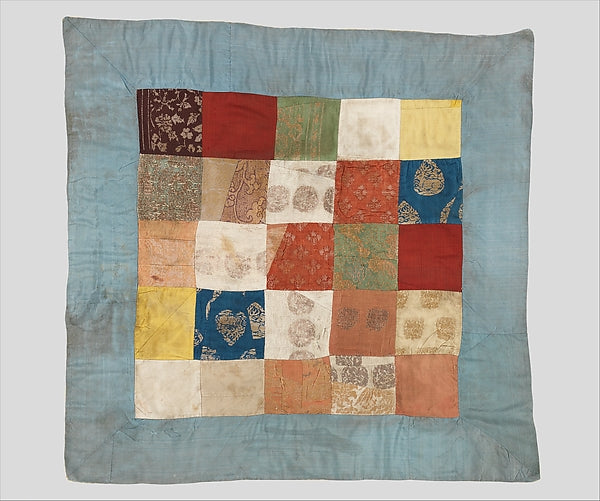 Patchwork of Woven Textiles 13th–14th cent,Classic Ming China Image,  Poster Print Wall Art