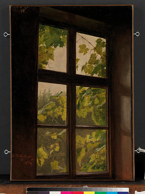 Anton Dieffenbach:Window 1856-16x12"(A3) Poster