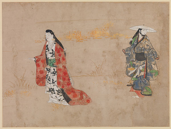 Beauties and Young Gallants 17th cent,Japan ukiyo-e Period Image,  Poster Print Wall Art