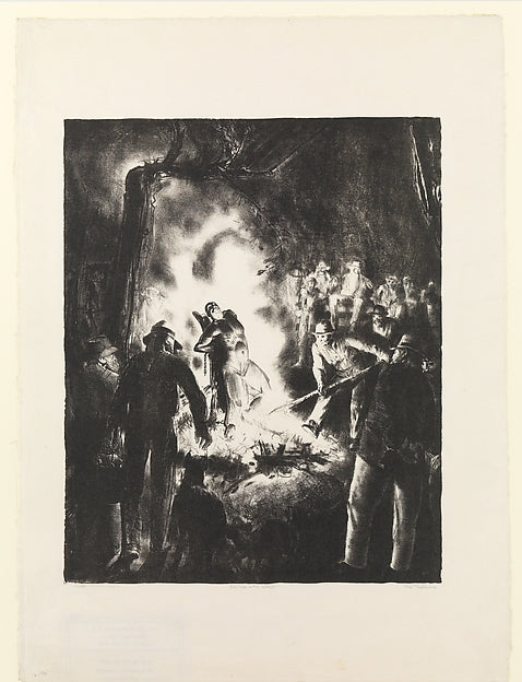 The Law is Too Slow 1923-George Bellows ,16x12"(A3)Poster