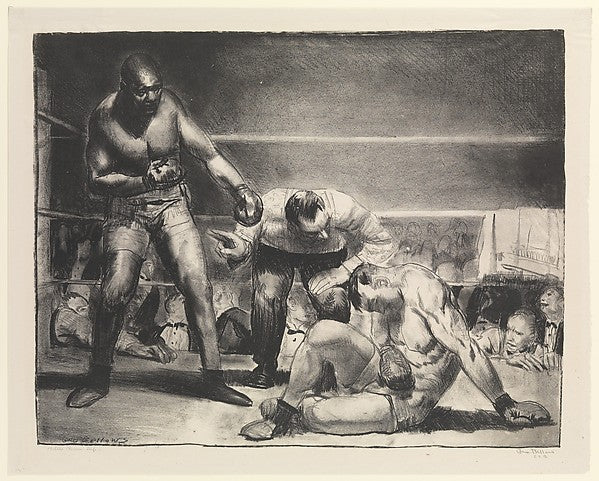 The White Hope 1921-George Bellows ,  Poster Print Wall Art