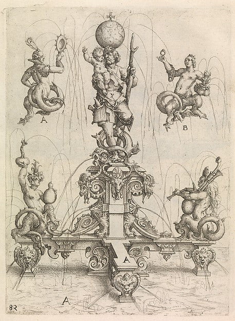 Architectura von Ausstheilung / Symmetria und Proportion der F, Poster Print